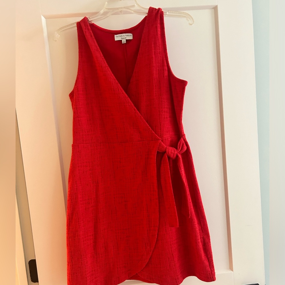 Texture And Thred Madewell Red Dress Small